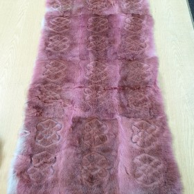 Hair Plates Rabbit Leather