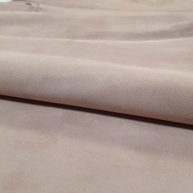 sand goatsuede leather