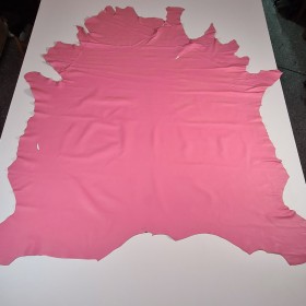 pink aniline full cow hide
