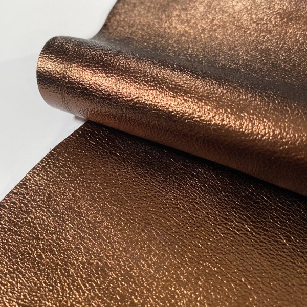 BROWN METALIZED LEATHER 3433
