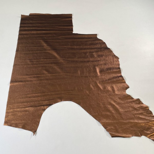 BROWN METALIZED LEATHER 3433
