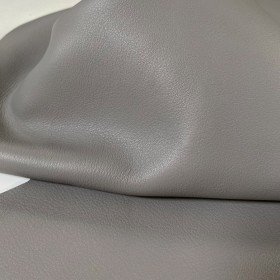 Soft grey aniline leather