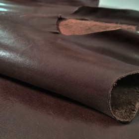 Brown rustic cowleather side
