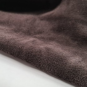 dark brown cowsuede leather - curtidos sevillano