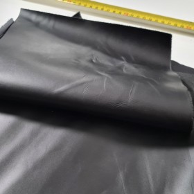 Black exclusive aniline leather pieces