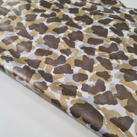 camouflage leather