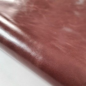 Brandy brown cowleather side smooth finished