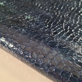 blue crocodile leather