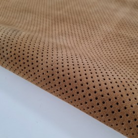mediun brown perforate cowsuede
