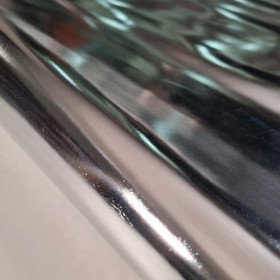 silver metallic leather - curtidos sevillano