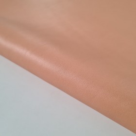 retales de cuero vacuno anilina rosa salmon