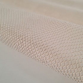 snake embossed leather