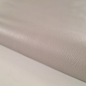 Grey top grain aniline leather