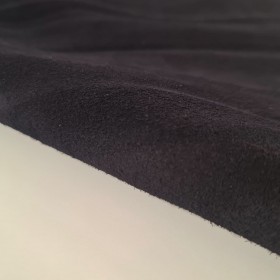 dark blue cowsuede leather