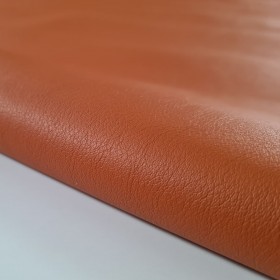 orange aniline leather