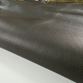 Dark green napa aniline goat leather