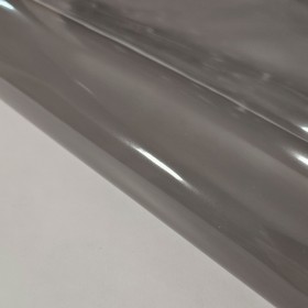 grey corrected grain leather