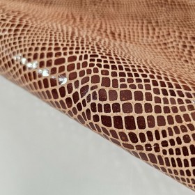 stamped cowleather side