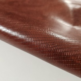 lagarto grabado marron