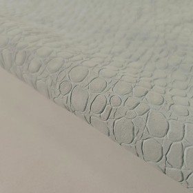 crocodile embossed leather side