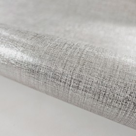 silver metallic saffiano embossed cowleather side