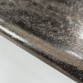 Metallic leather