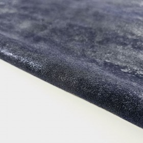nacar blue cowsuede leather