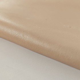 Cream beige top grain aniline cowleather side natural finished