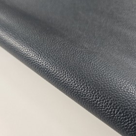 blue aniline leather