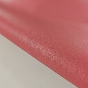 pink aniline leather