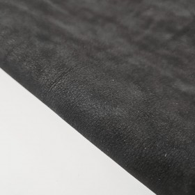 black leather side nubuc finish