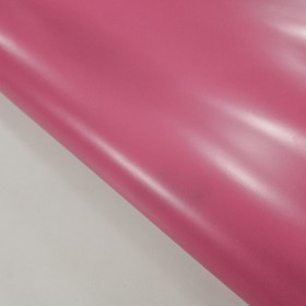 fuschia corrected grain leather side