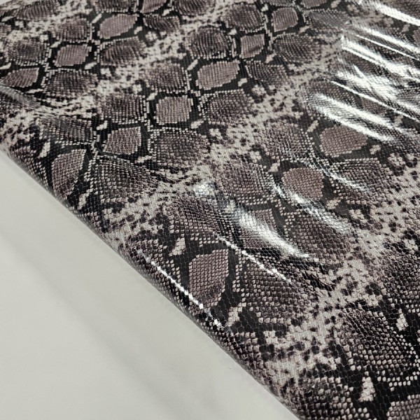 SNAKE EMBOSSED LEATHER
