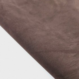 Piel de nubuc para confección marron