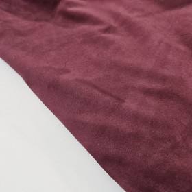 burgundy suede for garments