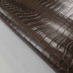 vacuno grabado cocodrilo marron