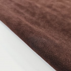 brown split suede leather