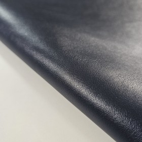 navy blue aniline leather hide - curtidos sevillano