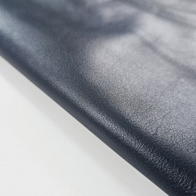blue aniline leather