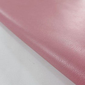 pink aniline leather side