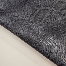 snake embossed leather side