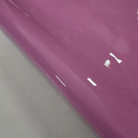 pink vernice leather side