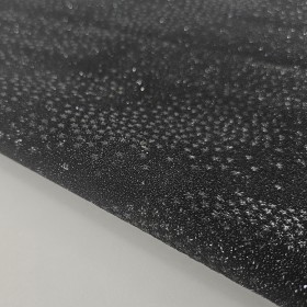 black fantasy stars over cowsuede leather
