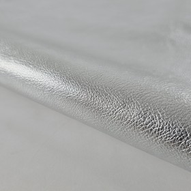 silver laminated leather - curtidos sevillano