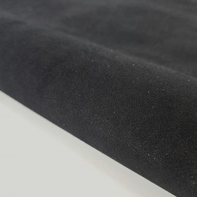 black cowsuede leather
