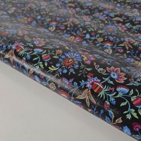Hojas de vacuno estampado flores - Curtidos Sevillano