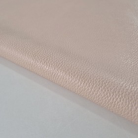 retales de cuero vacuno anilina rosa suave