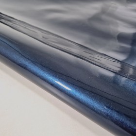 charol nacarado azul