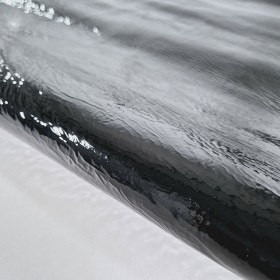black vernice leather