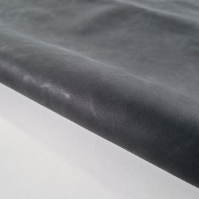 black rustic vintage cow leather sides